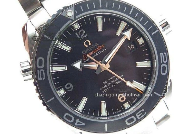 0219 Planet Ocean Professional Ceramic Bezel 45mm 1:1 Noob Best Edition on SS Bracelet A Attractive 8289